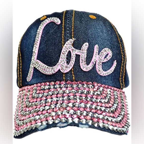 Accessories - Bling Stone Chic Love 💗 Cap 🧢